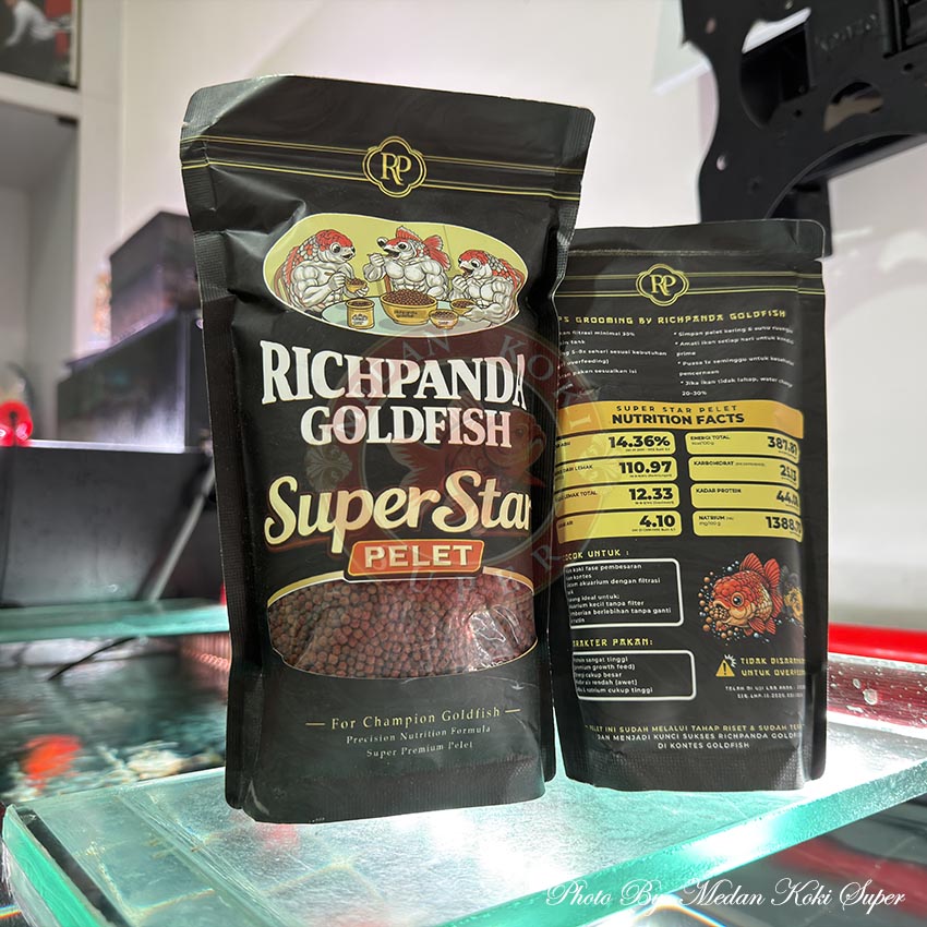 Pelet Richpanda SuperStar: Rahasia Ikan Koki Kontes Di Kota Medan | Medan Koki Super